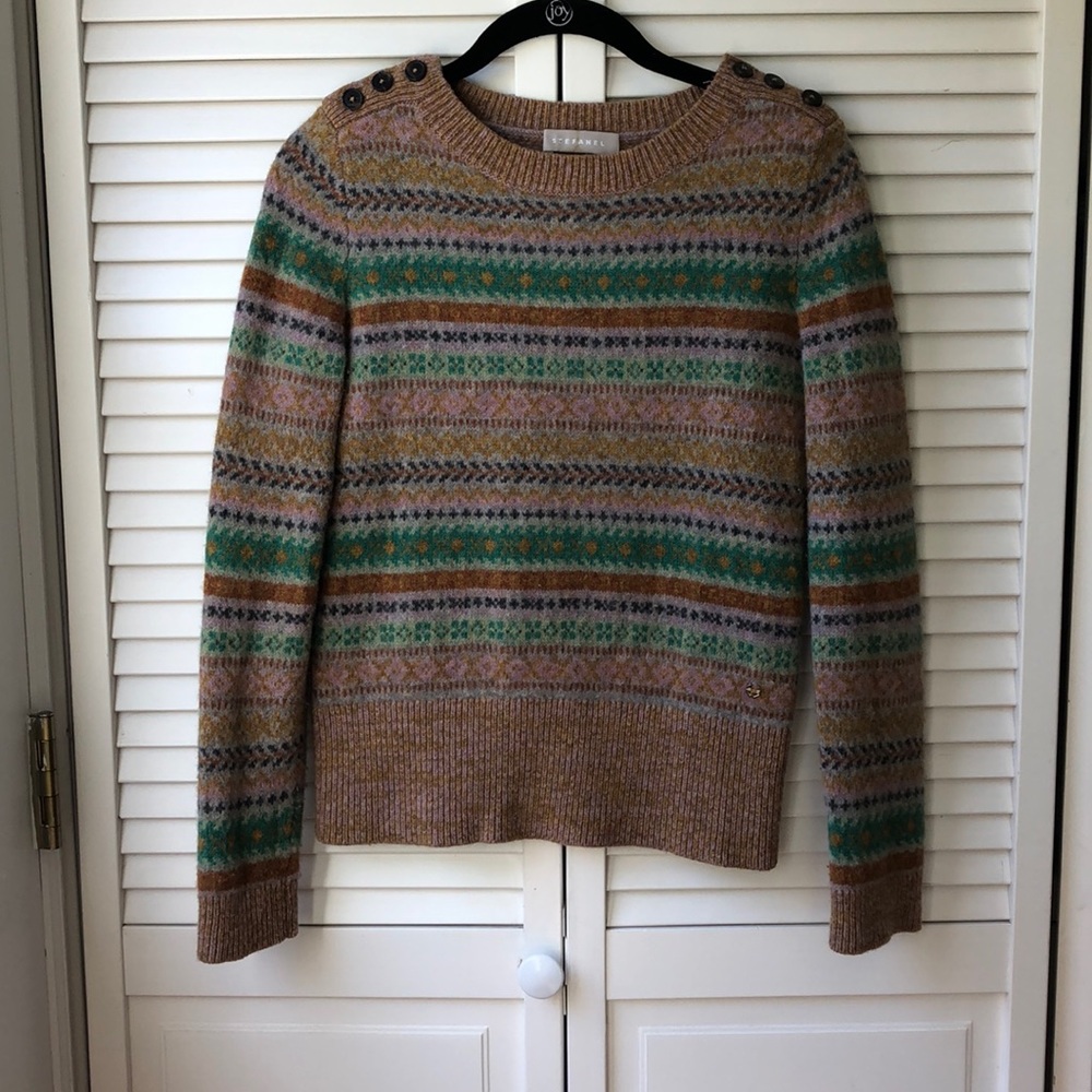STEFANEL 100% Wool Pullover Jumper Sweater